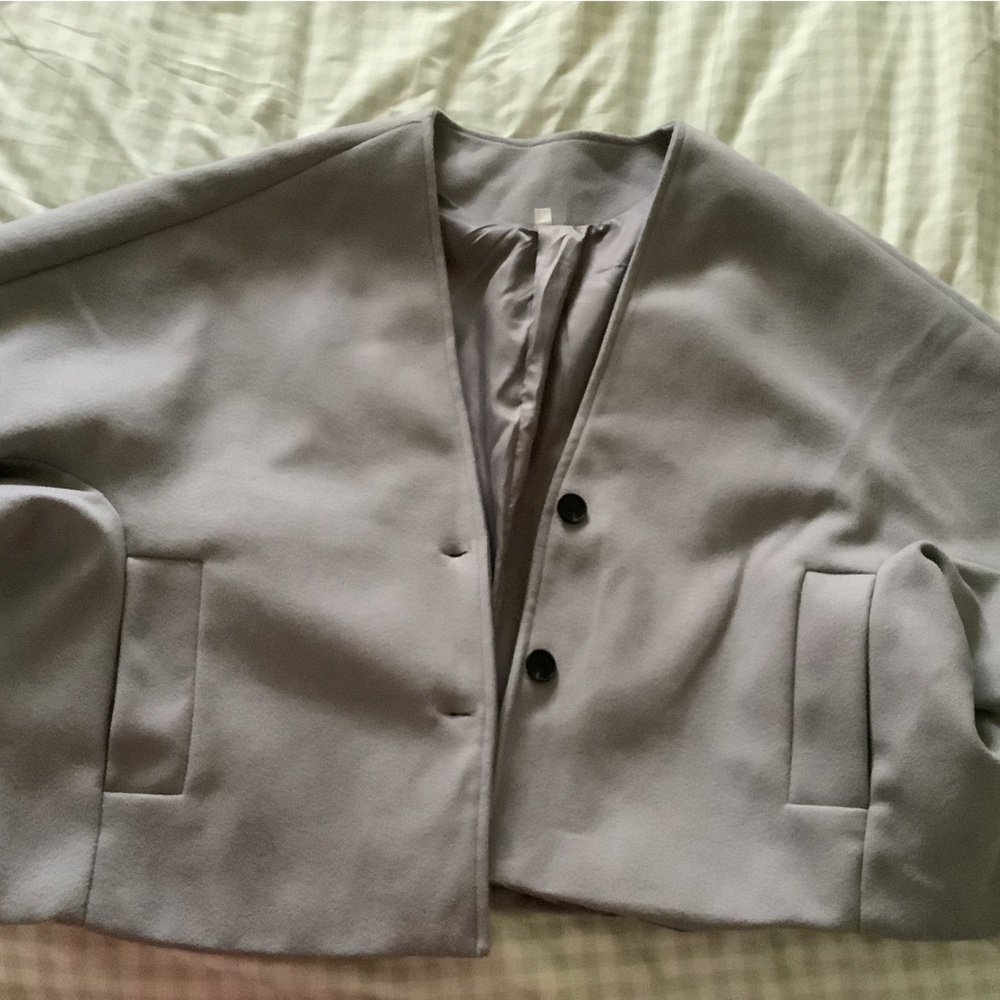 Grey Cardigan Jacket